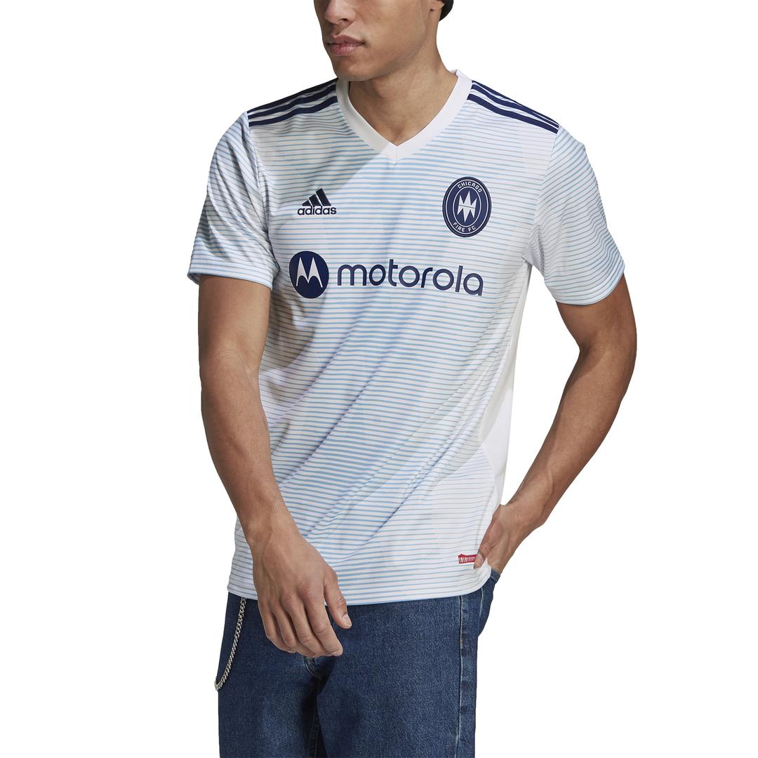 adidas Chicago Fire Away Jersey 21/22 - White